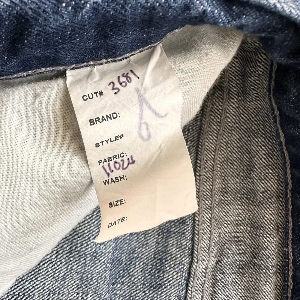 Saitex Men’s Jeans 30x29 Button Fly Medium Wash Straight Fit Sustainable Company - Picture 6 of 15
